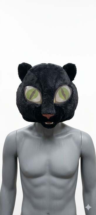 Dan Dee Other - Dan Dee Collectors Choice Big Greeter Heads Black Panther Plush Mascot